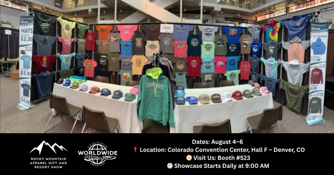 The Rocky Mountain Gift Show Starts Today – Come Visit Us at Booth #523